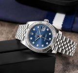 Rolex Oyster Perpetual Blue Diamond Dial