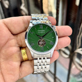 Citizen Emerald Green Open-Heart Dial