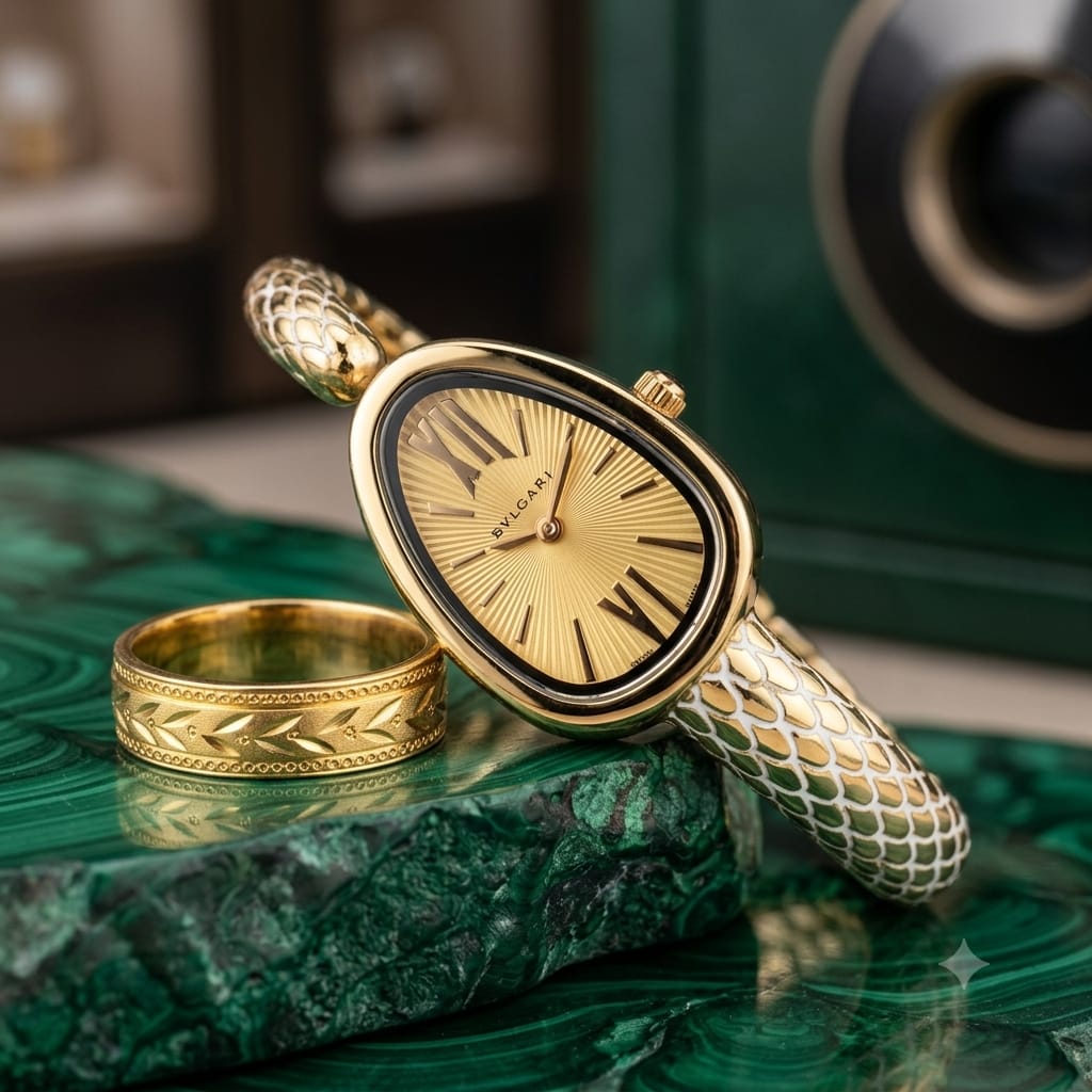 Bvlgari Serpenti Yellow Dial