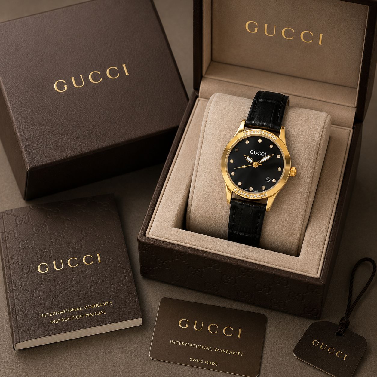 Gucci Glossy Black Diamond Edition