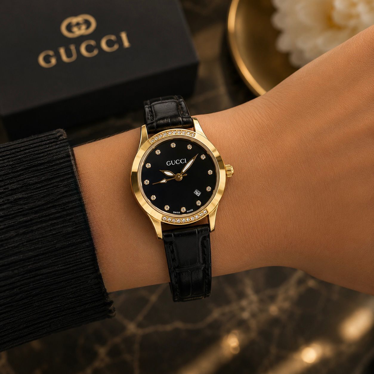 Gucci Glossy Black Diamond Edition
