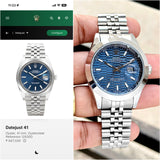 Rolex Datejust Blue Motif Dial Silver Edition