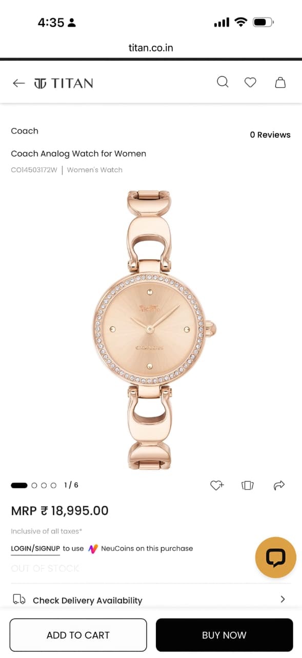 Coach Cadie Women’s Rose Gold Edition