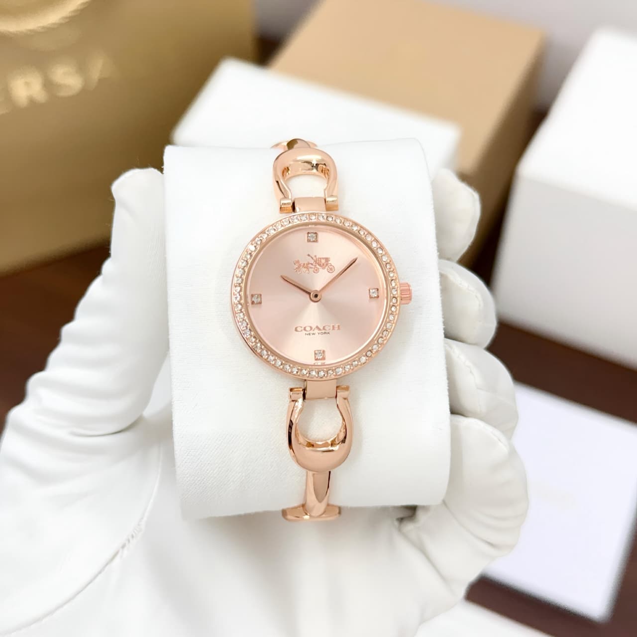 Coach Cadie Women’s Rose Gold Edition