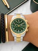 Armani Exchange Rafael Green Dial Chronograph