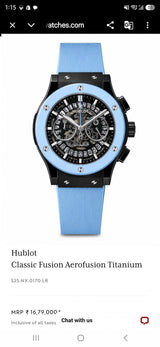 Hublot Big Bang Skeleton Sky Blue Edition