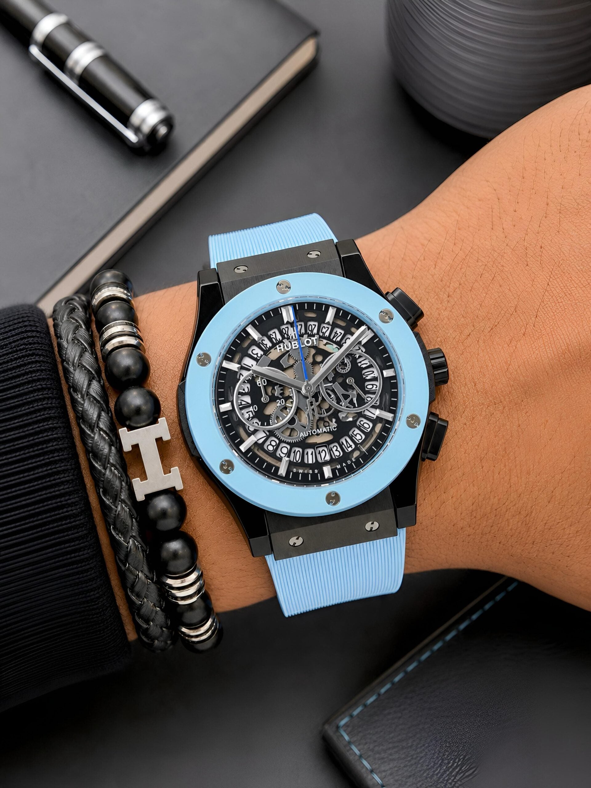 Hublot Big Bang Skeleton Sky Blue Edition