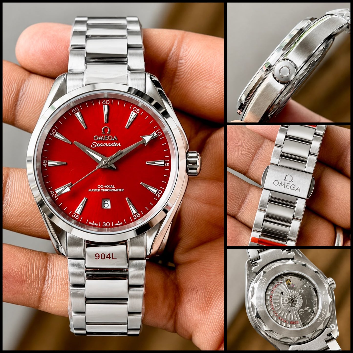 Omega Seamaster Red Dial Automatic