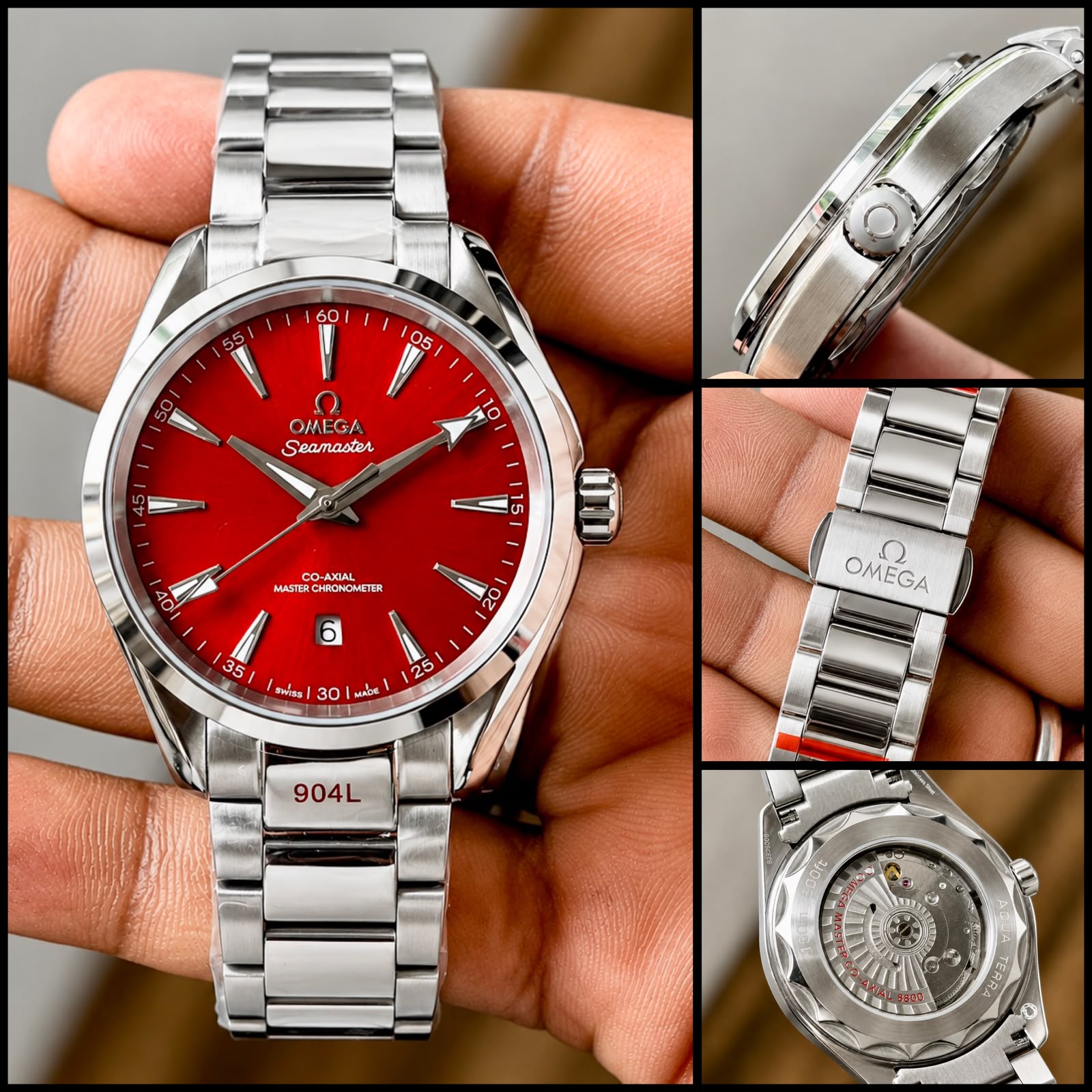 Omega Seamaster Red Dial Automatic