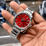 Omega Seamaster Red Dial Automatic