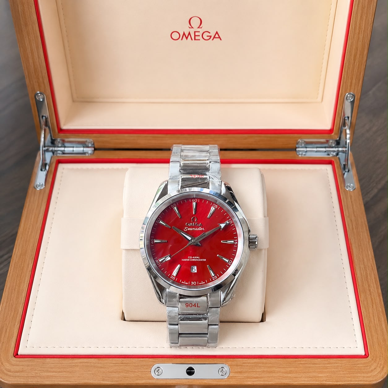 Omega Seamaster Red Dial Automatic