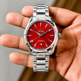 Omega Seamaster Red Dial Automatic