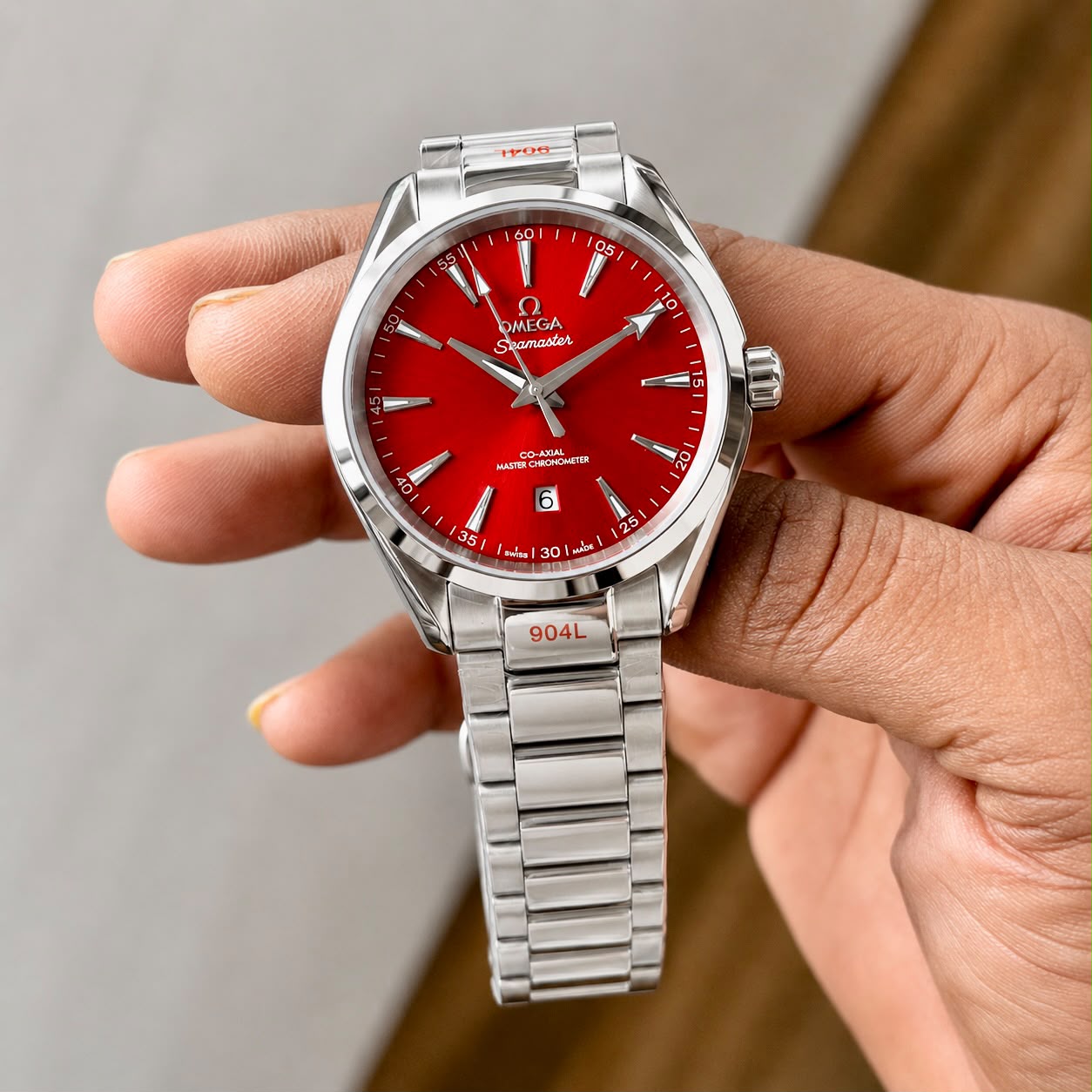 Omega Seamaster Red Dial Automatic