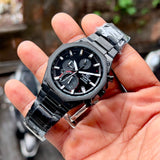 Edifice Casio Sapphire Black Chronograph