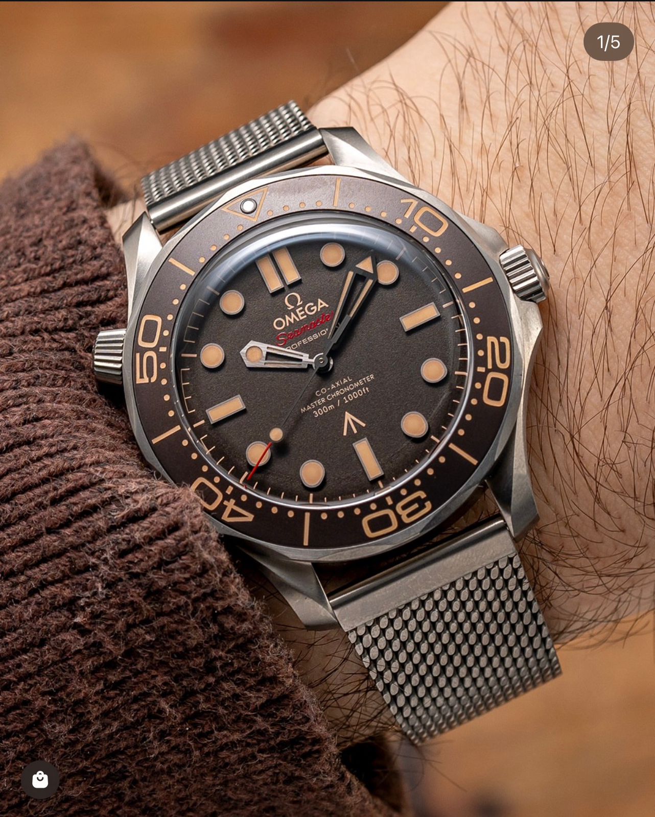 Omega Seamaster Diver 300M Bronze Gold Automatic