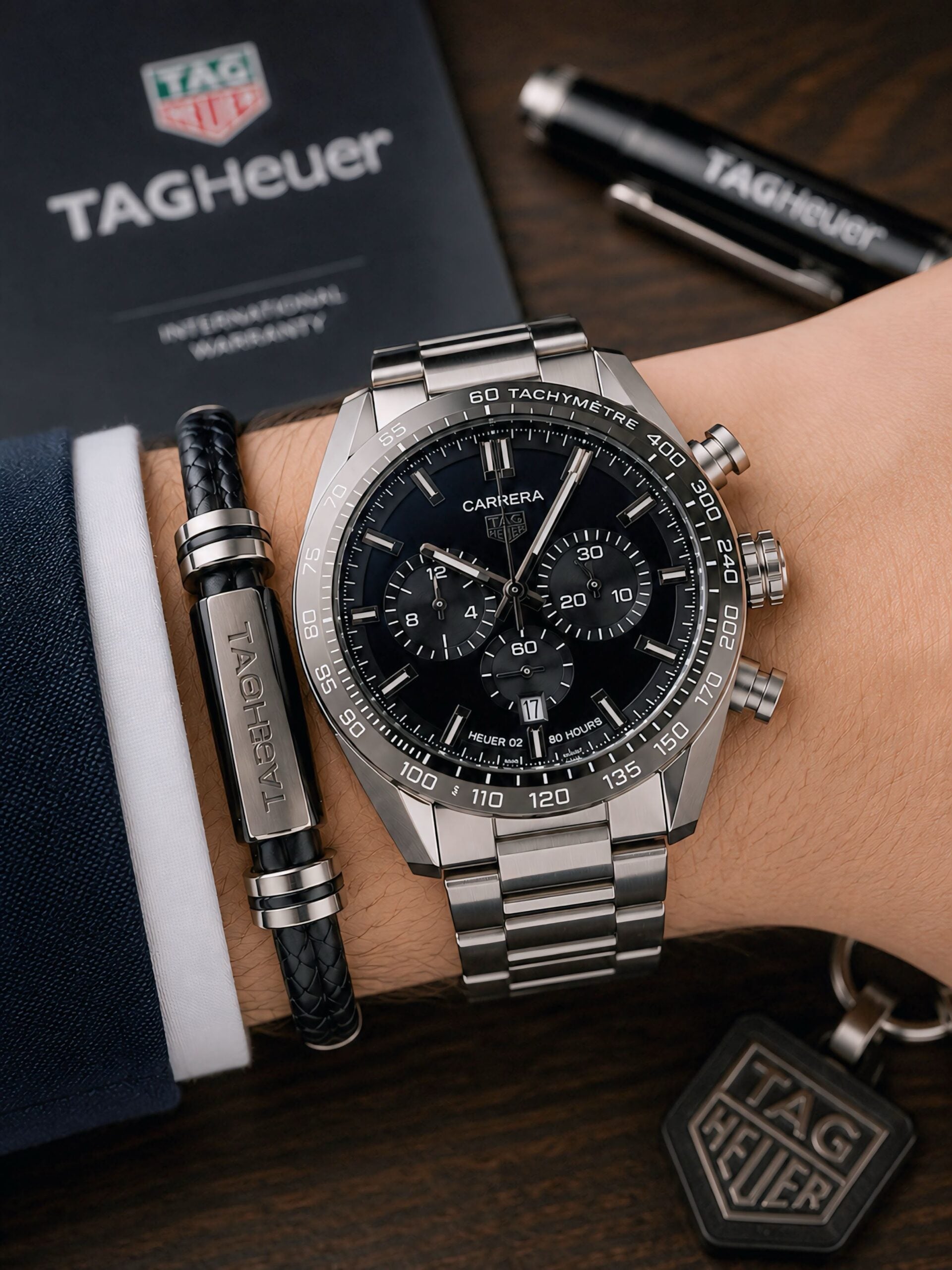 Tag Heuer Carrera Chronograph Black Dial