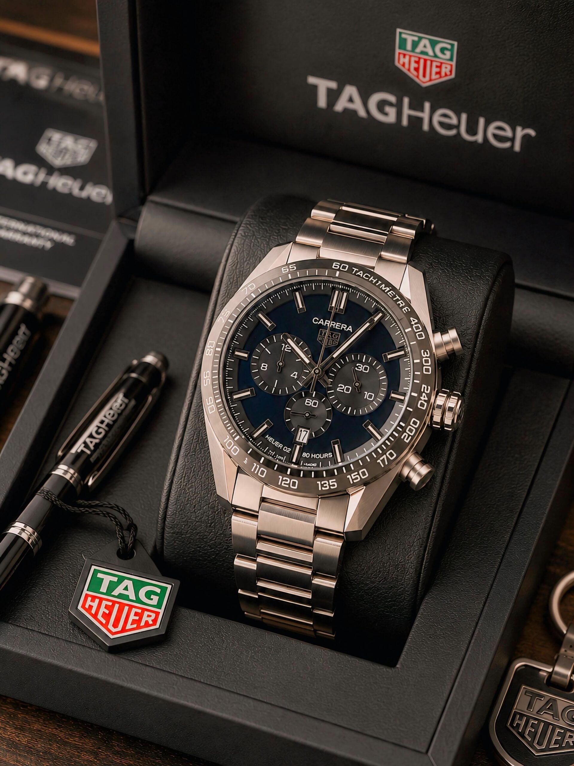 Tag Heuer Carrera Chronograph Black Dial