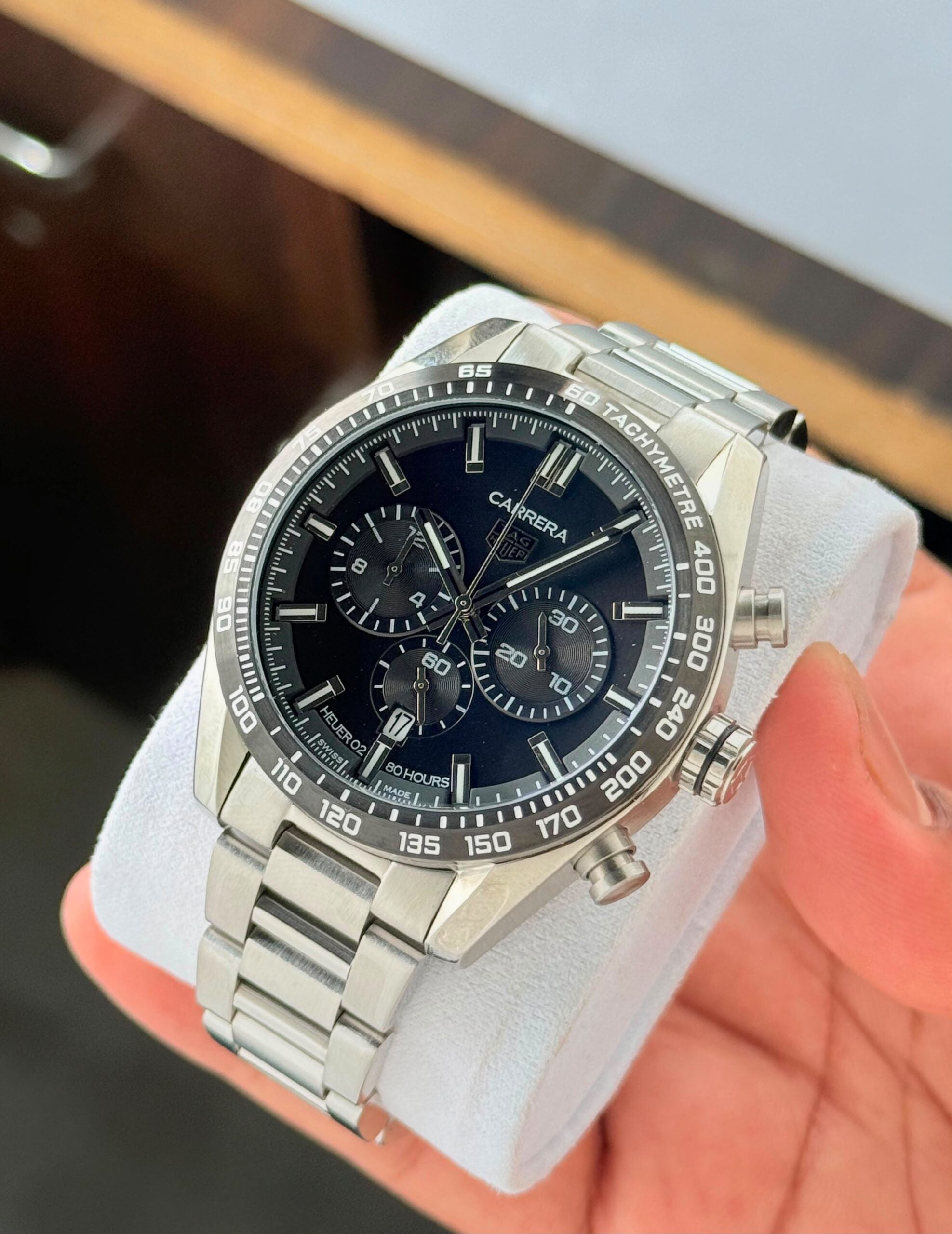 Tag Heuer Carrera Chronograph Black Dial