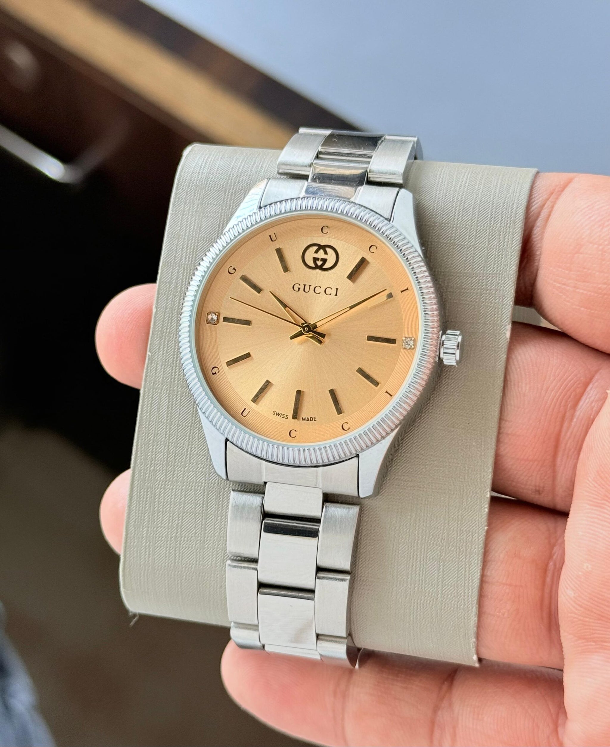 Gucci G-Timeless Yellow Dial