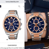 Edifice Casio Standard Chronograph Blue Dial