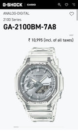 G Shock Casio GA-2100 Analog-Digital