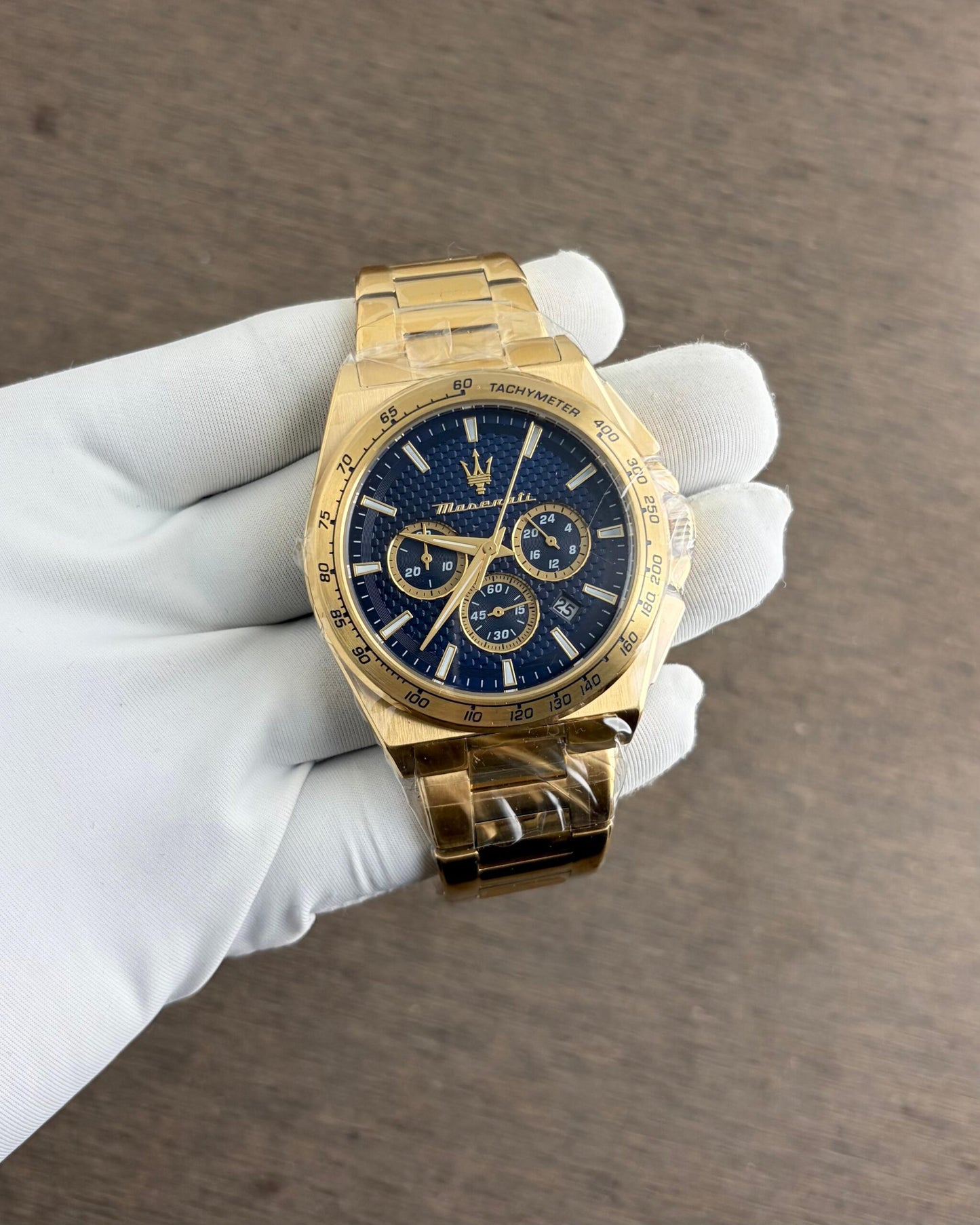 Maserati Velocità Blue Dial Chronograph