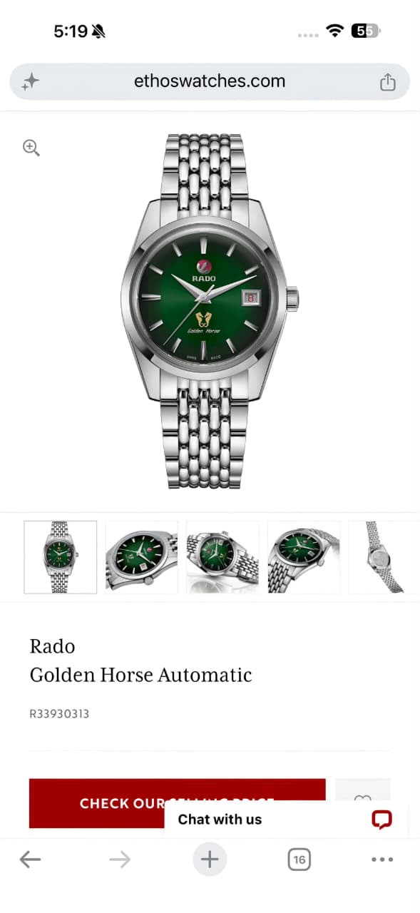 Rado Golden Horse Green Automatic