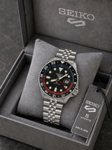 Seiko GMT Silver Automatic