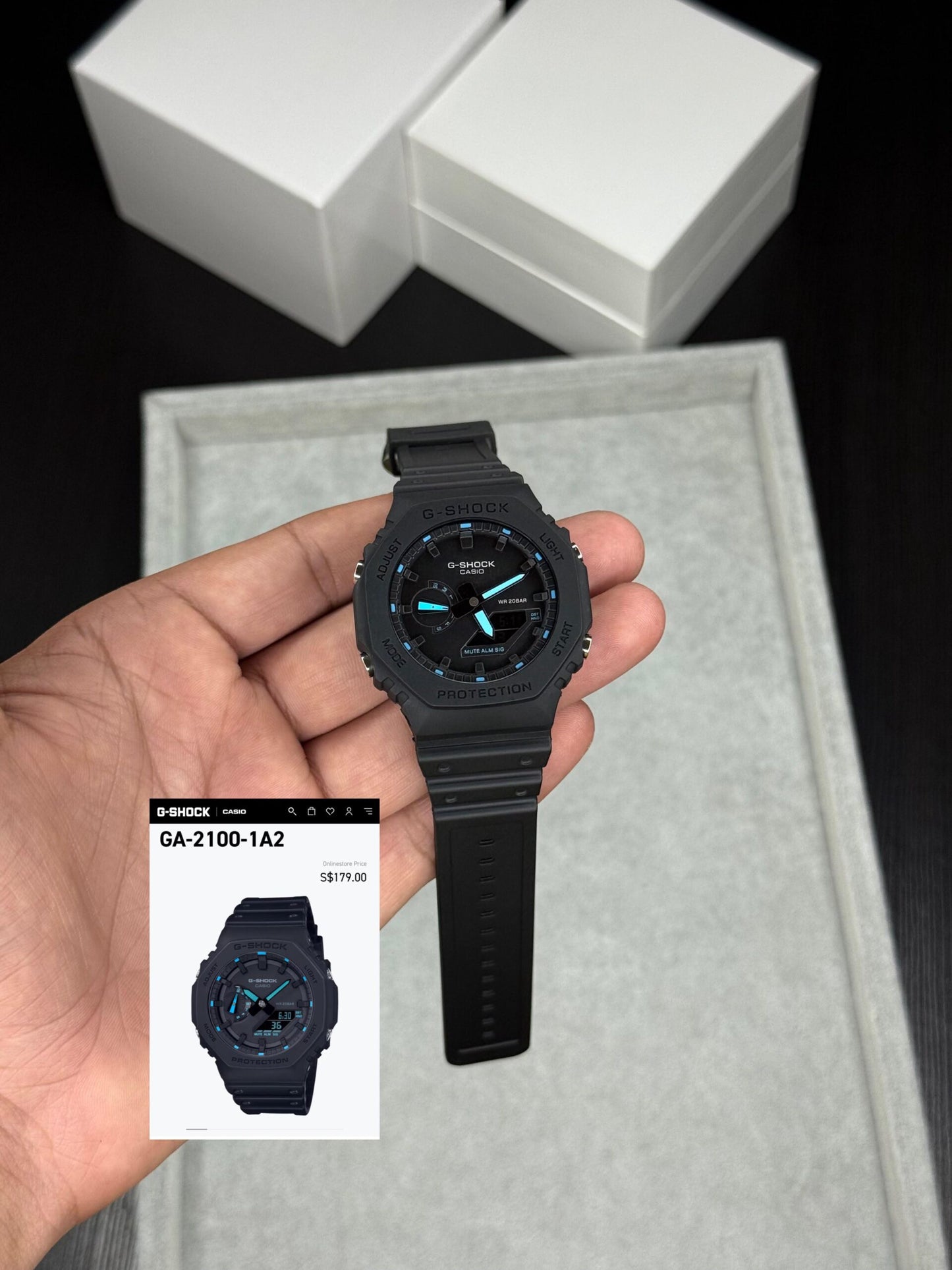 G Shock GA-2100-1A2 Analog-Digital