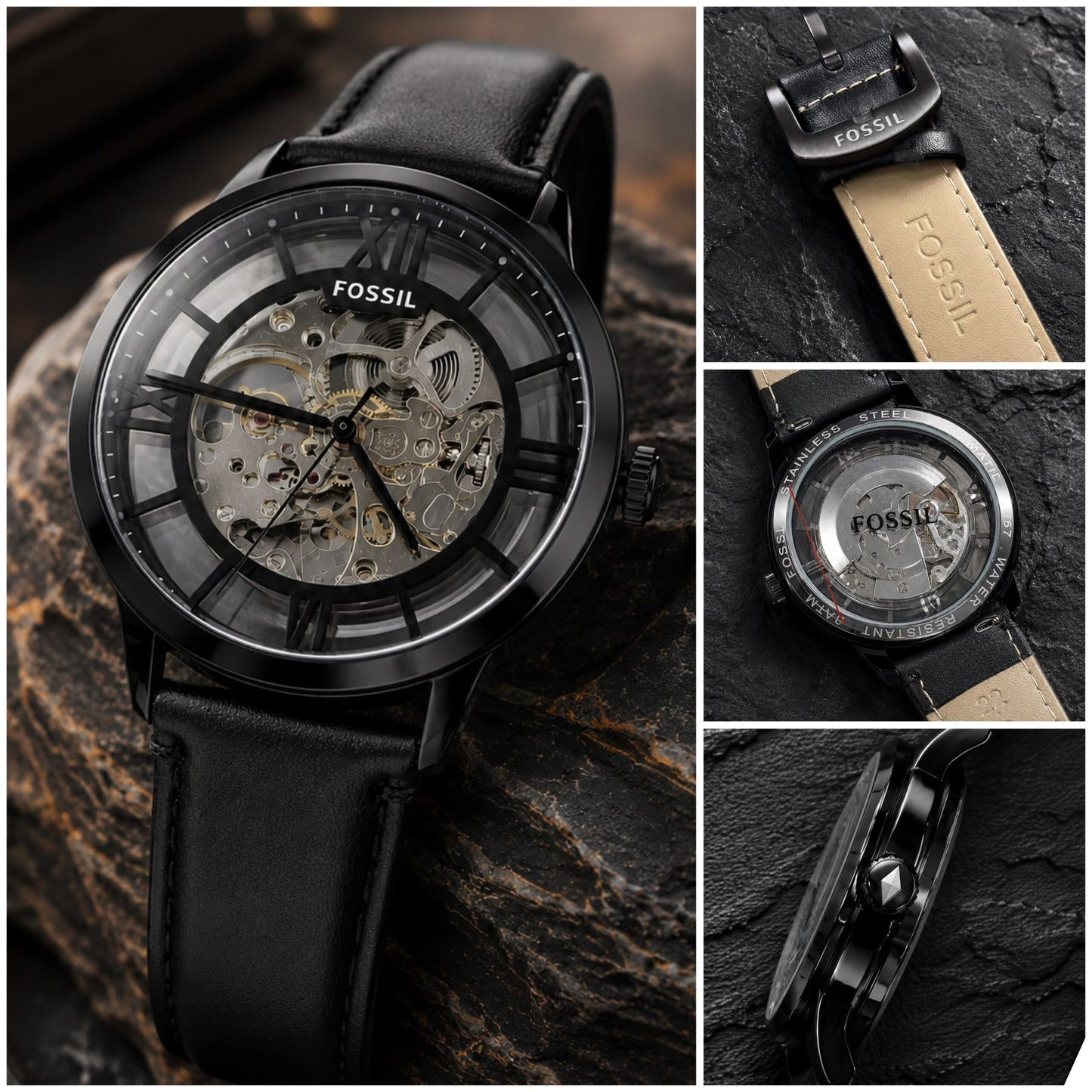 Fossil Townsman Automatic Black