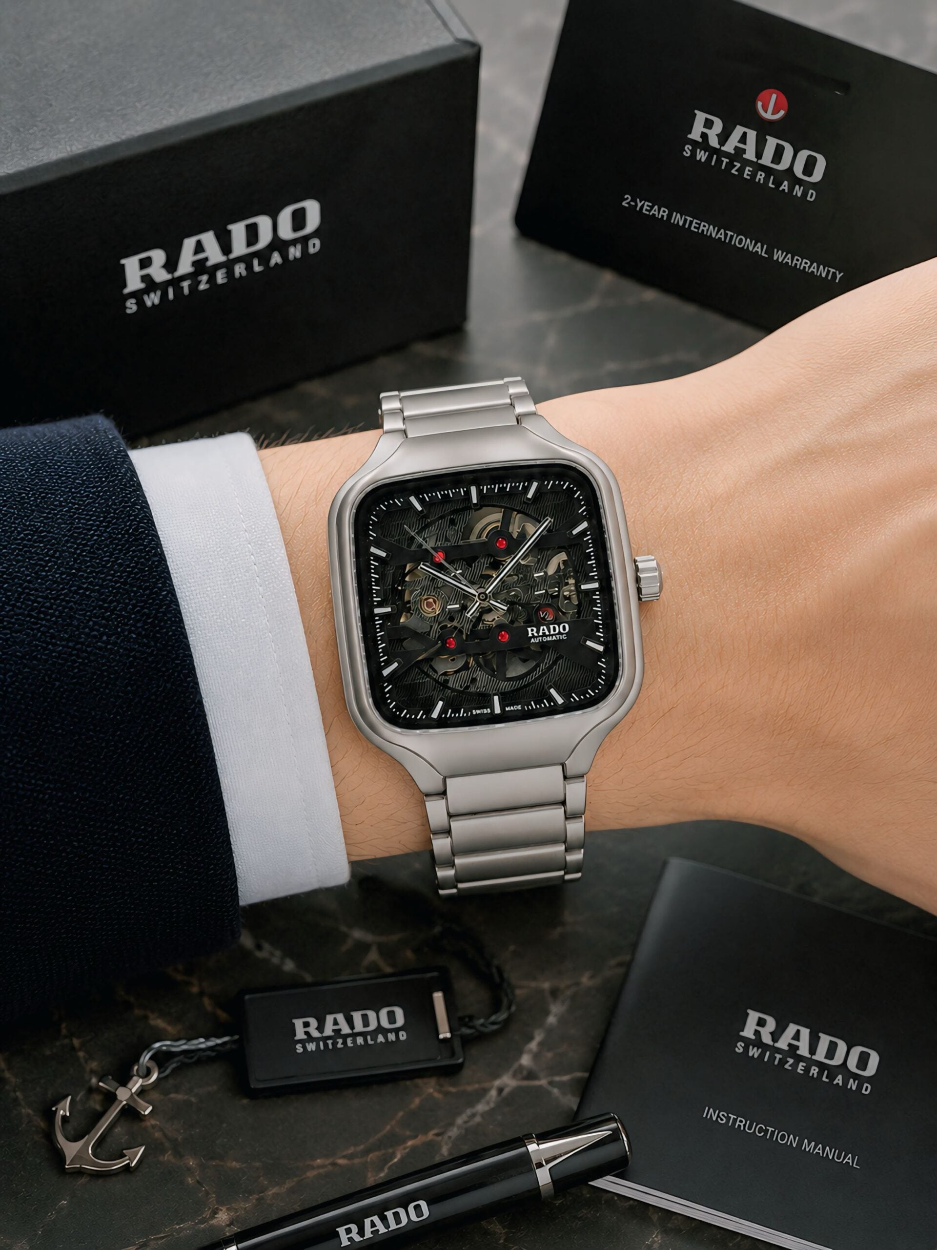 Rado True Square Open Heart Automatic