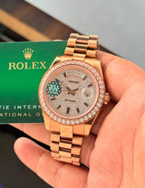 Rolex Oyster Perpetual Day-Date Diamond Dial Automatic