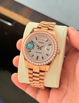 Rolex Oyster Perpetual Day-Date Diamond Dial Automatic
