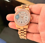Rolex Oyster Perpetual Day-Date Diamond Dial Automatic