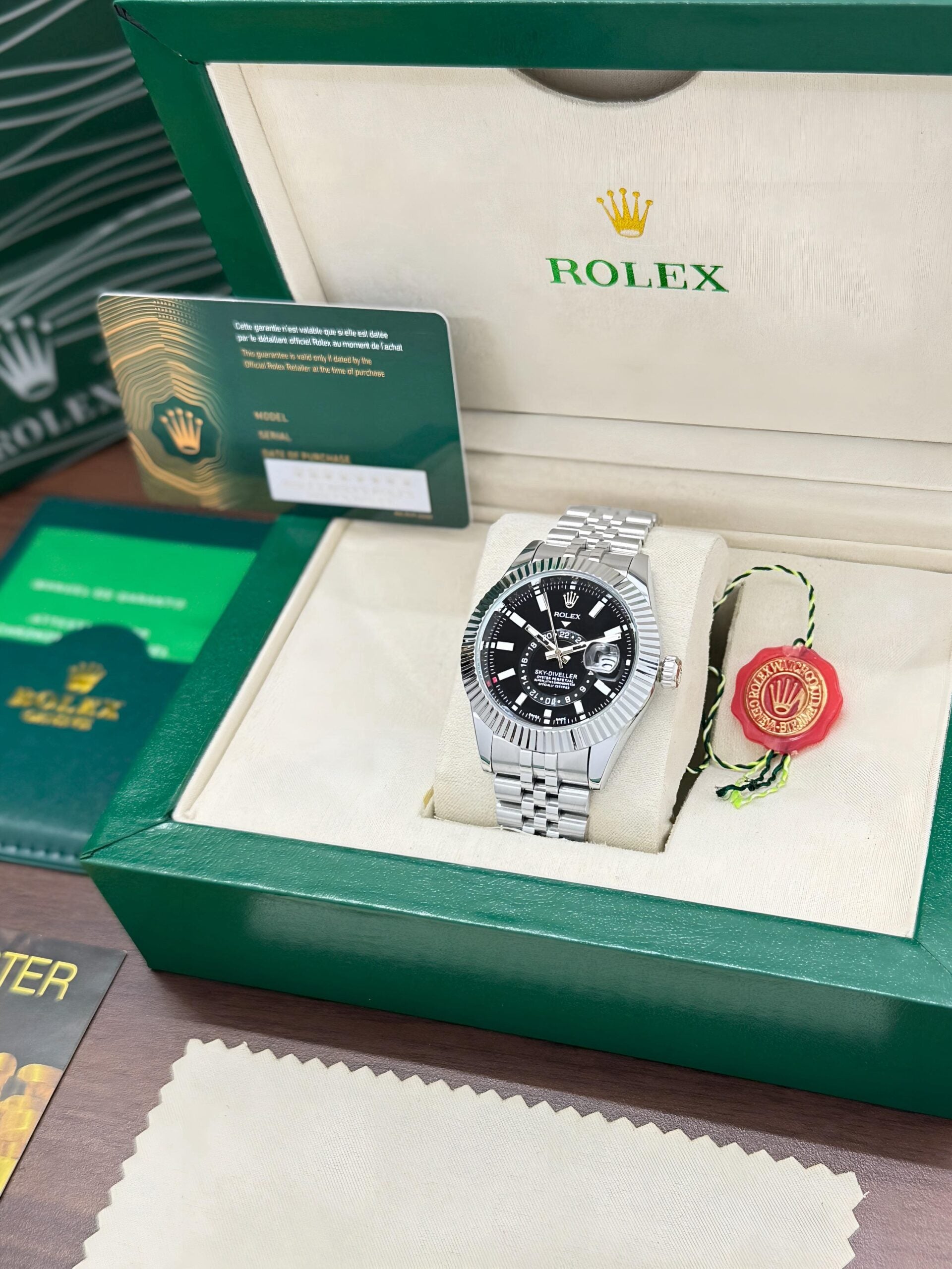 Rolex Sky-Dweller Silver Quartz