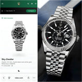 Rolex Sky-Dweller Silver Quartz