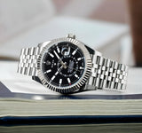 Rolex Sky-Dweller Silver Quartz
