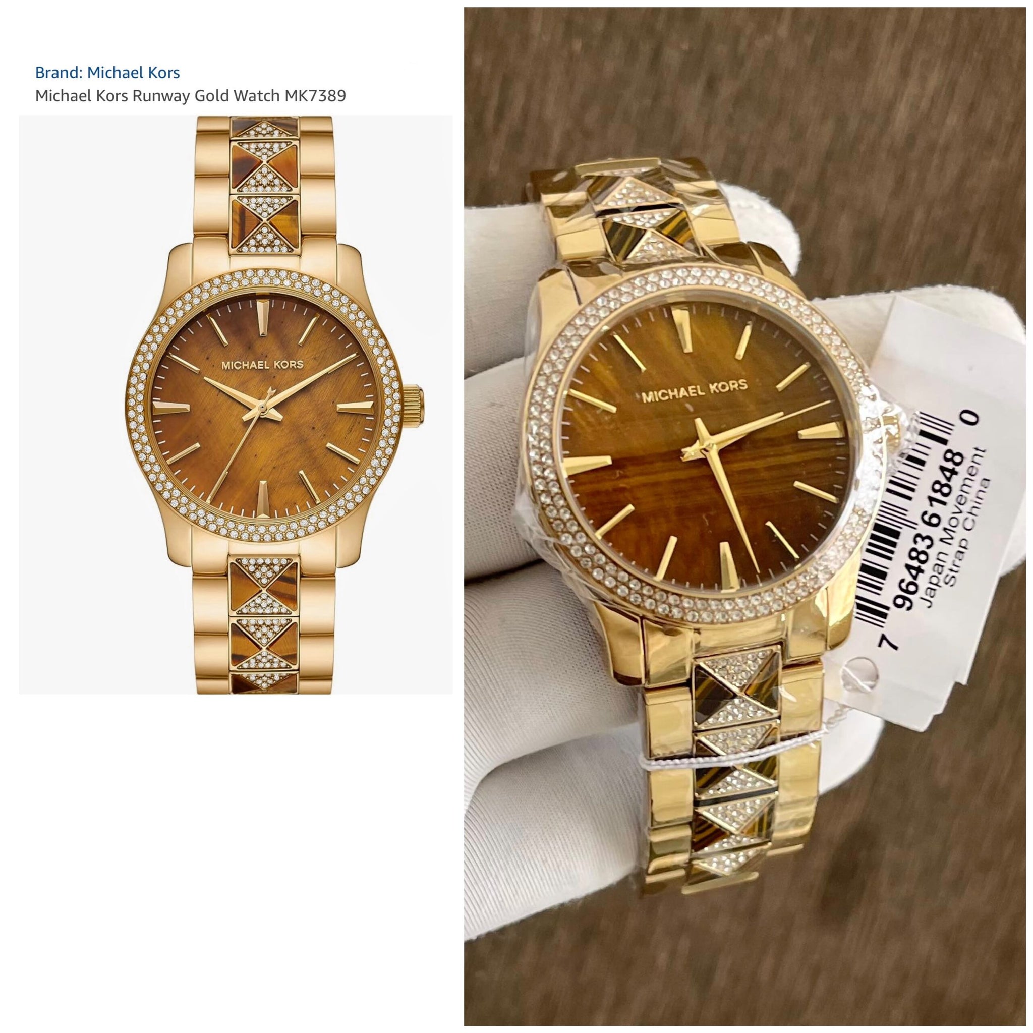 Michael Kors Runway Gold MK7389
