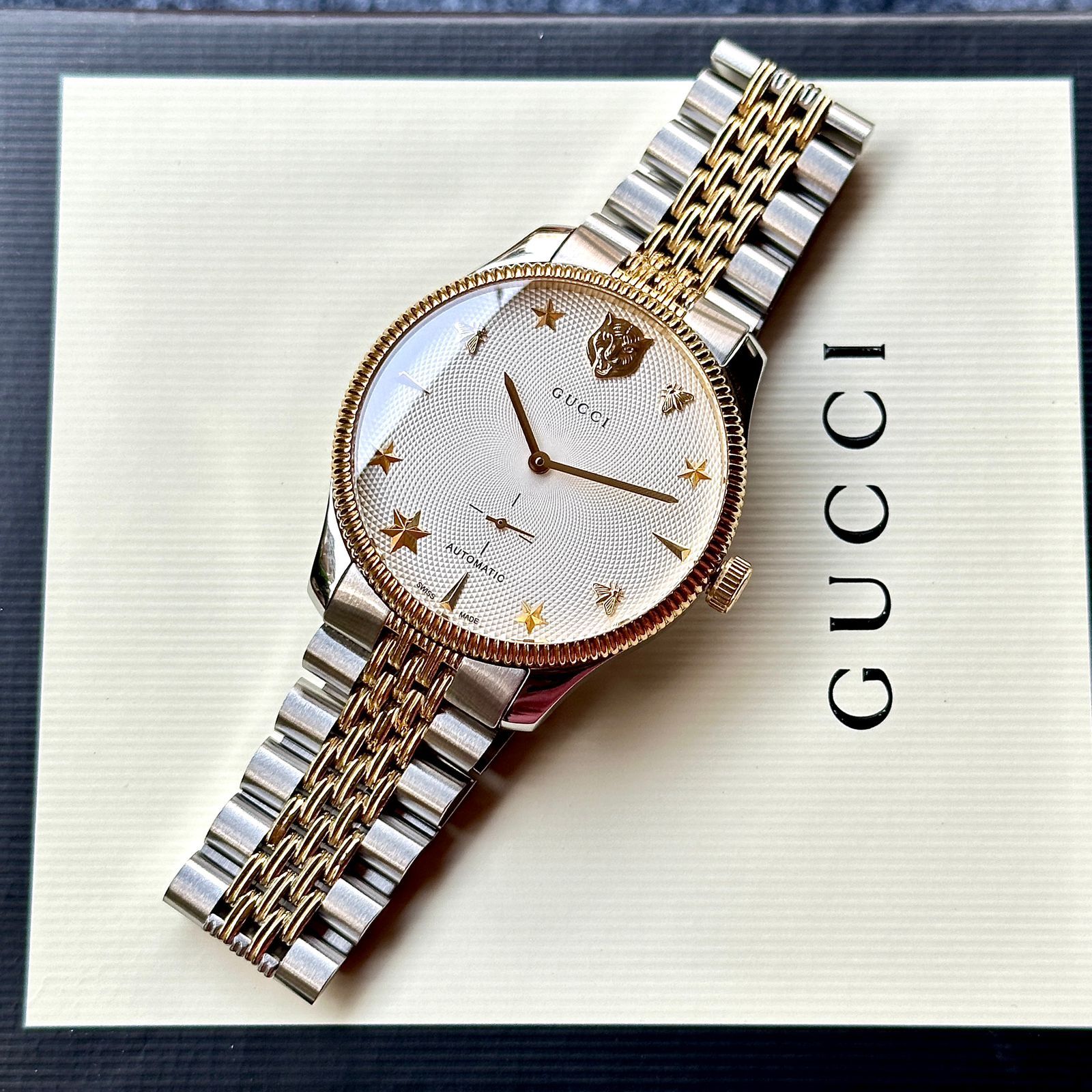 Gucci G-Timeless Automatic White Dial