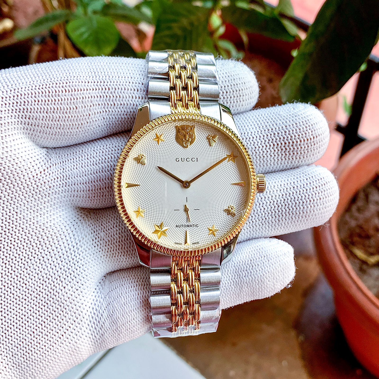 Gucci G-Timeless Automatic White Dial