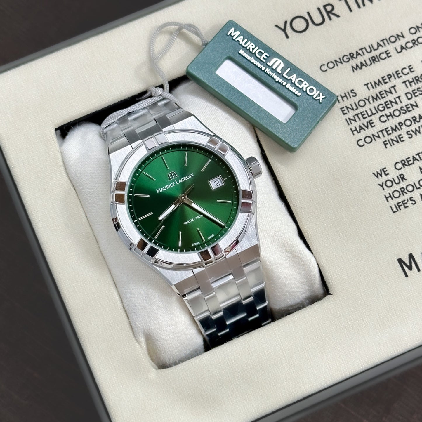 Maurice Lacroix Aikon Green Quartz