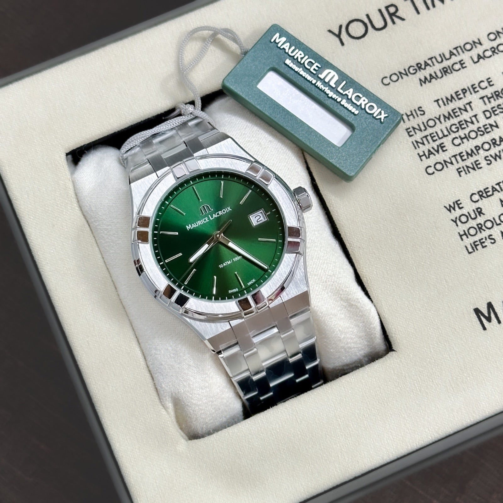 Maurice Lacroix Aikon Green Quartz