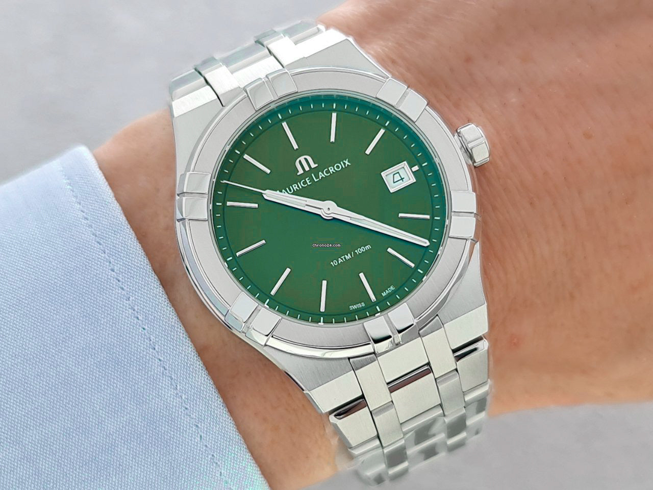 Maurice Lacroix Aikon Green Quartz