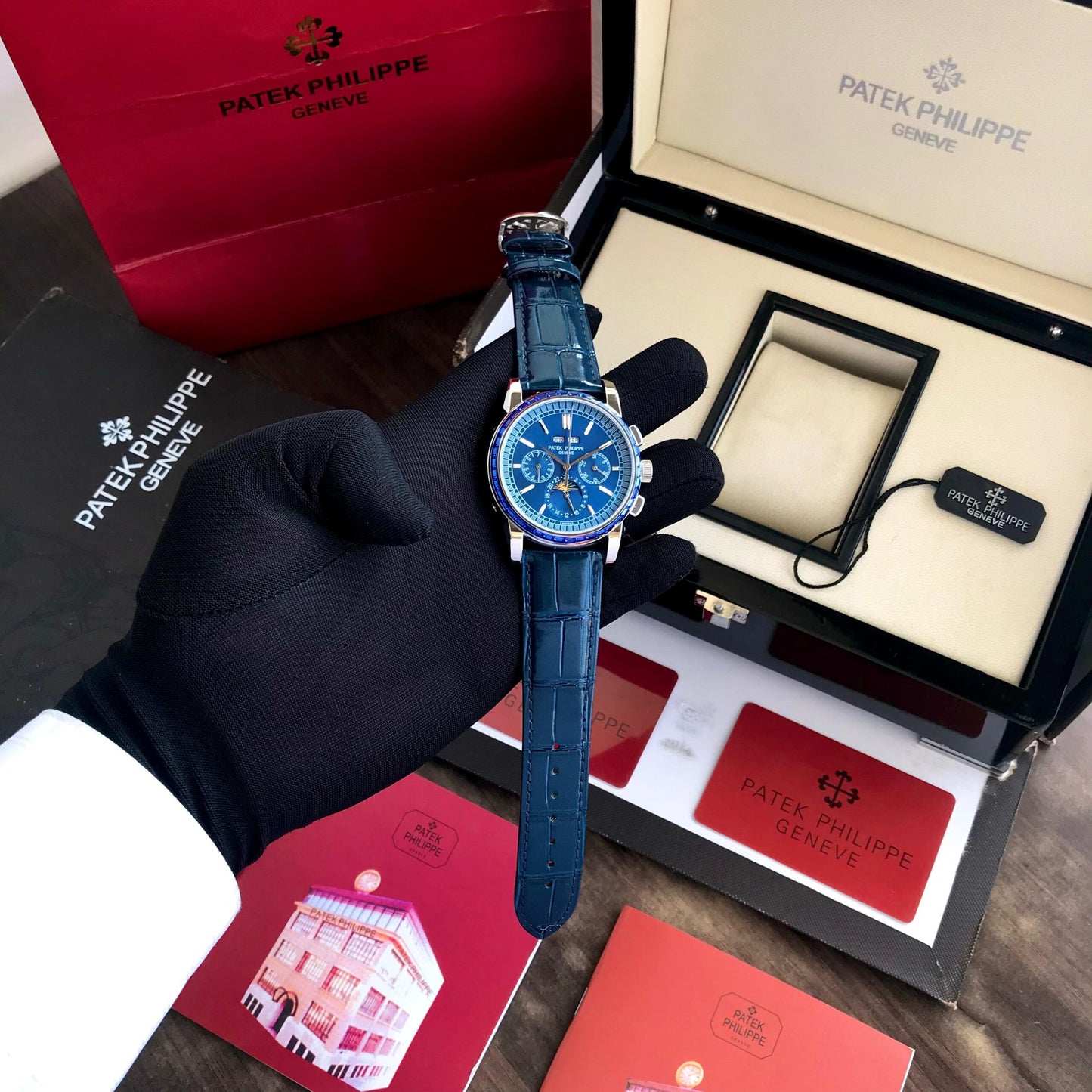 Patek Philippe Perpetual Calendar Chronograph Blue Dial