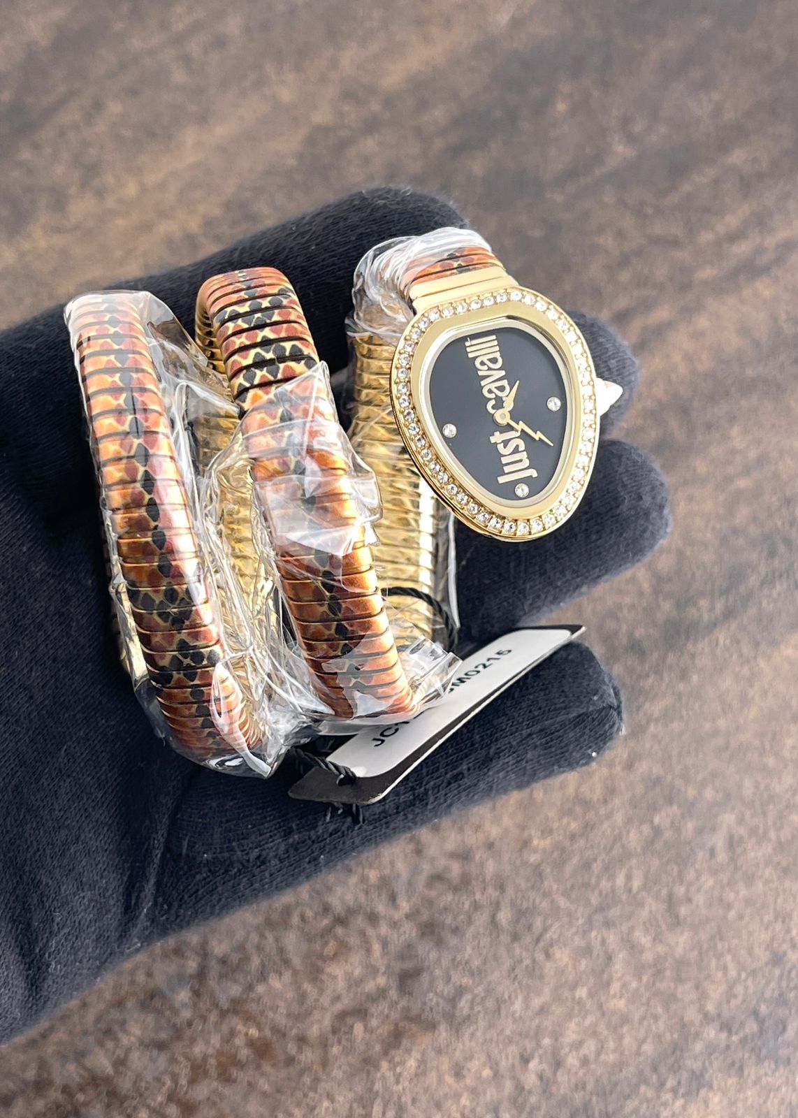 Just Cavalli Serpente Doppio Black