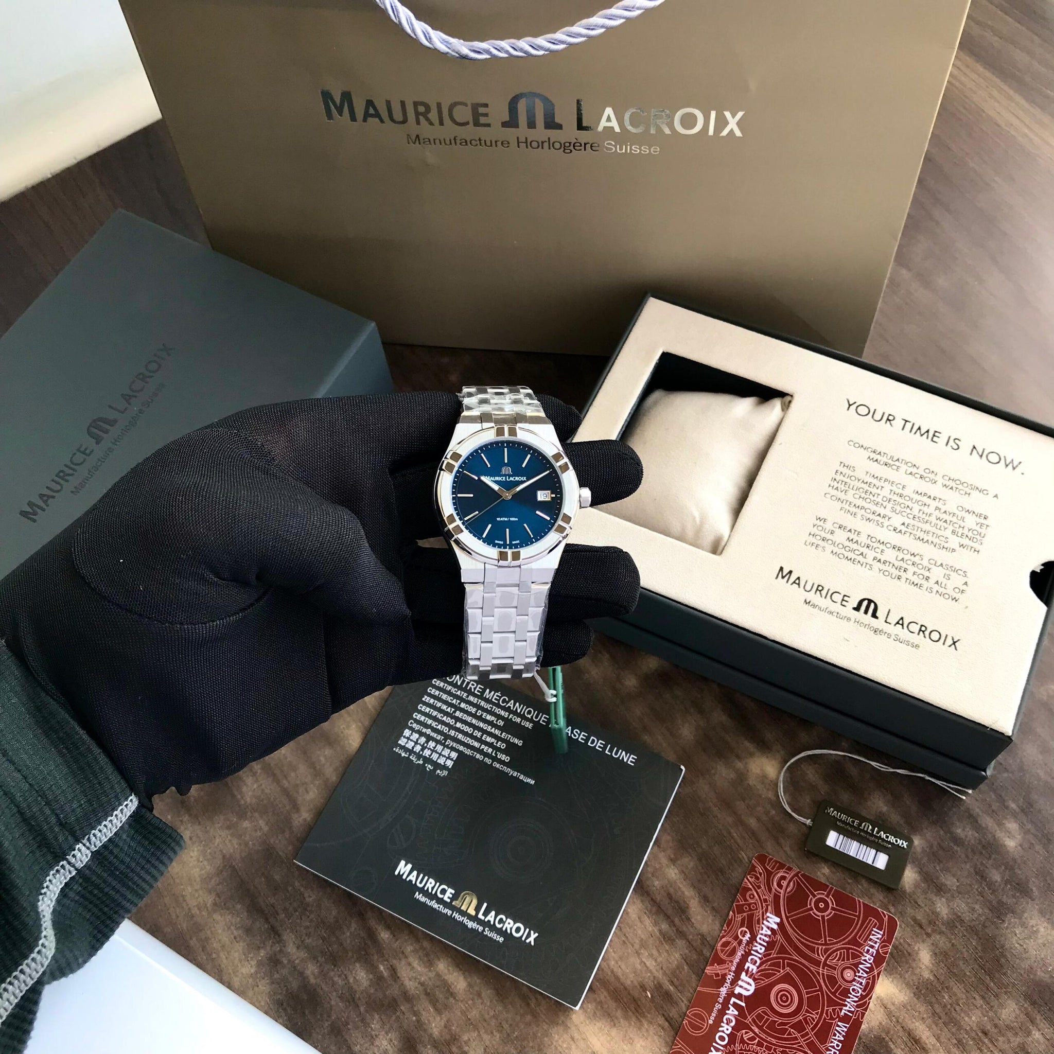 Maurice Lacroix Blue Dial Quartz