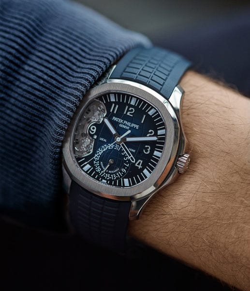 Patek Philippe Aquanaut Travel Blue Dial