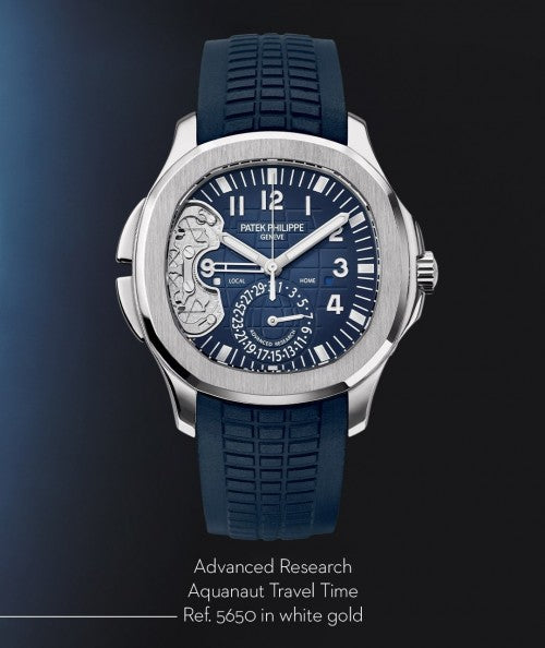Patek Philippe Aquanaut Travel Blue Dial