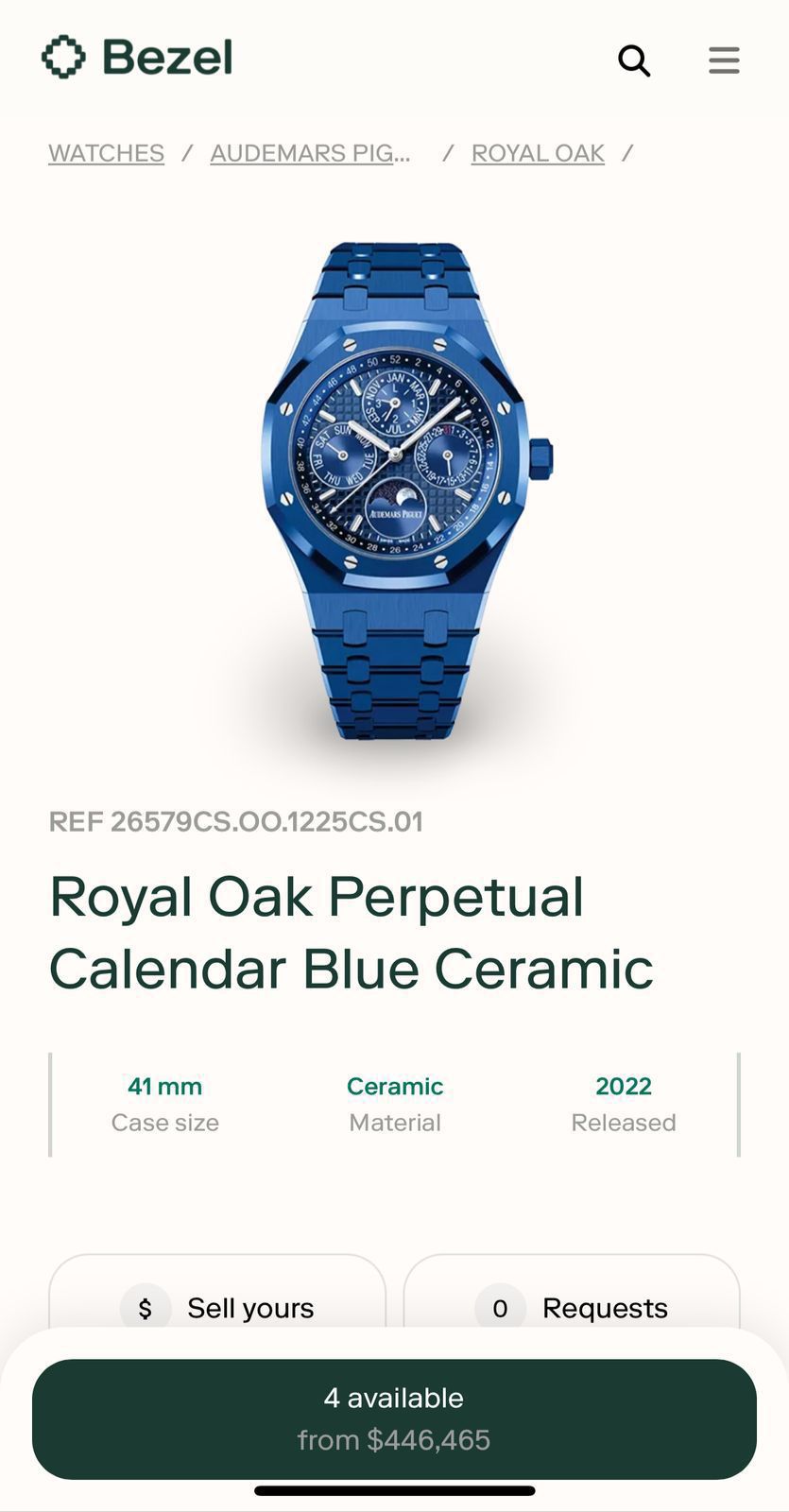 Audemars Piguet Royal Oak Jumbo Automatic