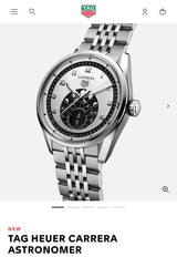 Tag Heuer Carrera Silver Automatic